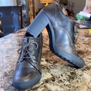 COPY - Timberland brown leather shoes with Ortholite